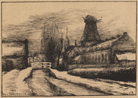 TvB G 2275
<br/>
Aan 't ZWARTE WATER
<br/>
<em>Raay, Jean Jozef George Frans van (?)</em>